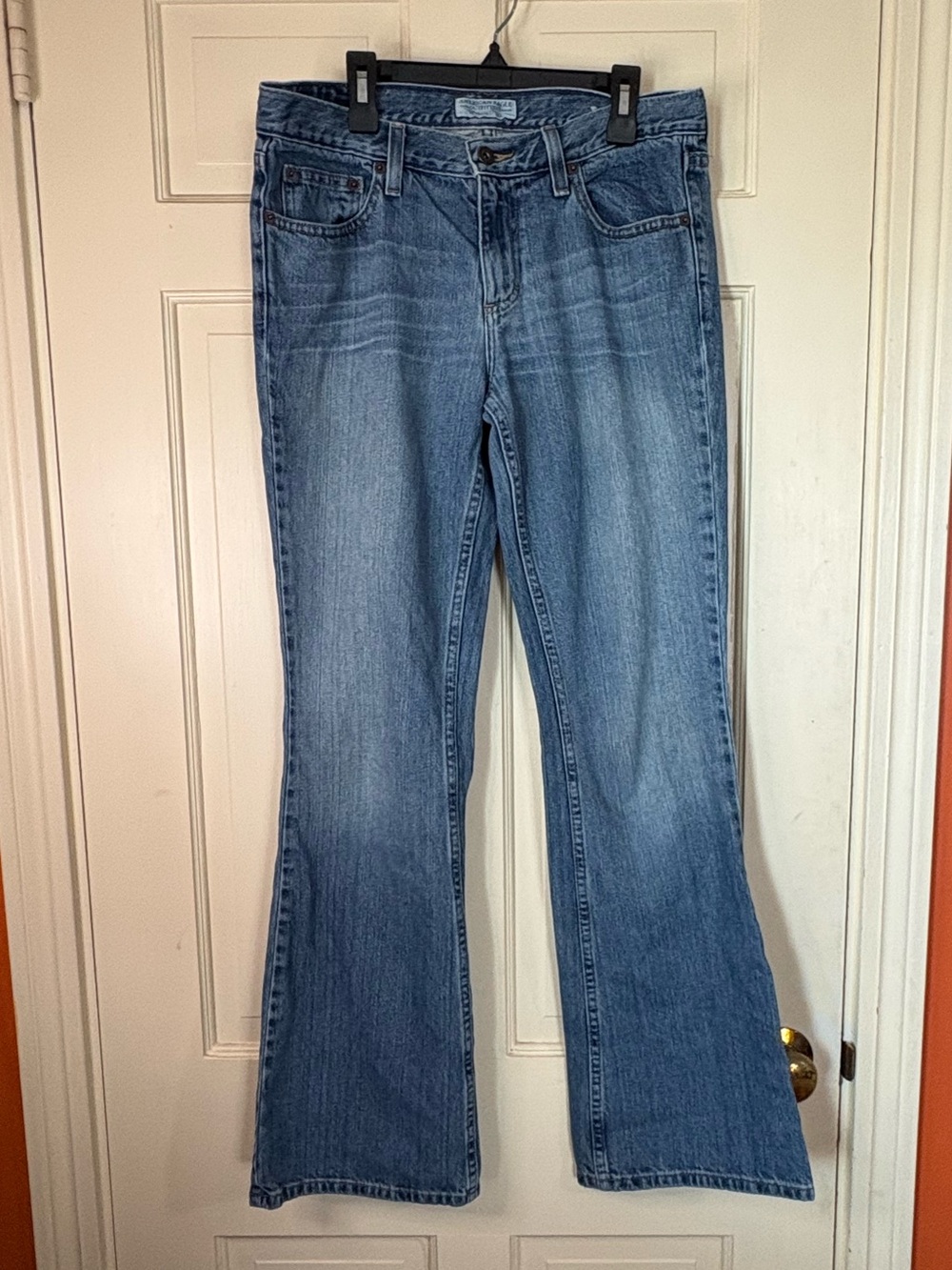 VTG American Eagle Favorite Fit Low Rise Flare Jeans Sz 6 Regular Y2K - Picture 10 of 10
